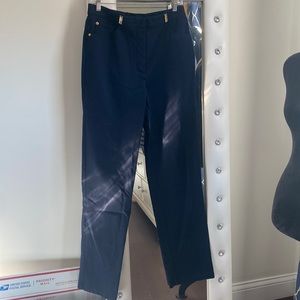 St John Sport Dark Navy jean styled pant.